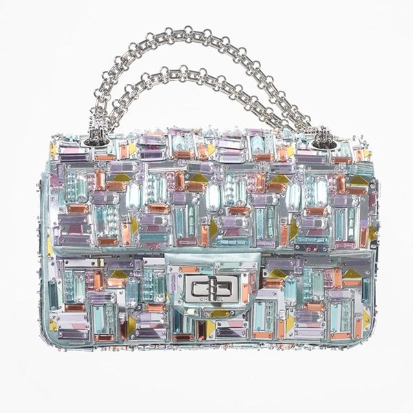 シャネル ミニハンドバッグ コピー★サテン & コスチューム パール AS0874B06805NF994